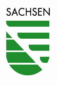 Landessignet Sachsen modern grün